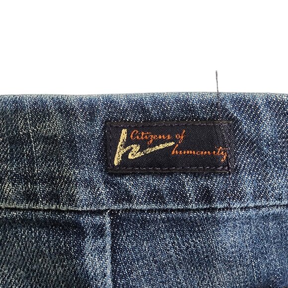 Citizens of Humanity Women's Low Waist Full Leg Stretch Jeans Size 32 USA - Picture 8 of 16